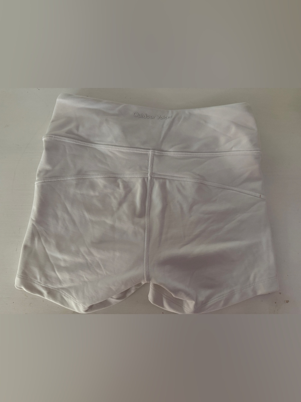 Outdoor Voices White Athletic Shorts